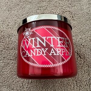 Slatkin & co Winter Candle Apple - 3 wick candle - 14.5oz NWT